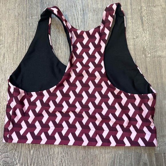 TEREZ Pink Checkered Bra NWOT - Picture 2 of 3